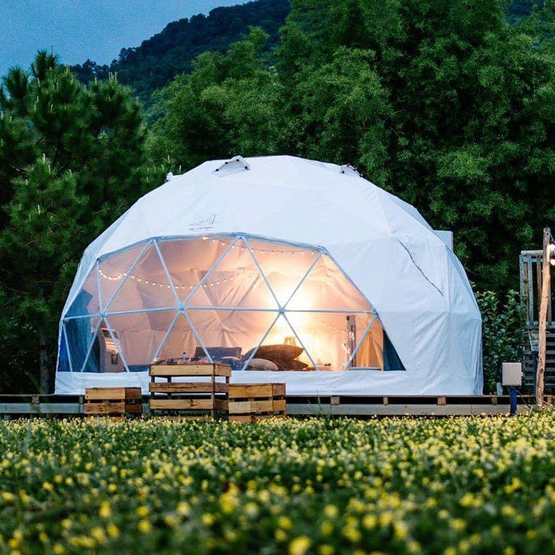 Outdoor Furniture Metal - Luxury Glamping Dome Tent - Waterproof
