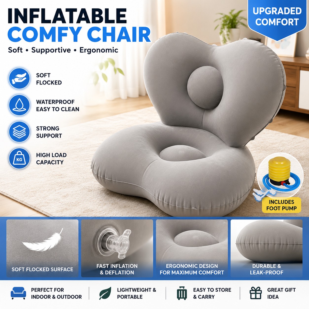 Luxury Inflatable Sofa—Extra-W - Outdoor Furniture Luxury ulasan dan harga