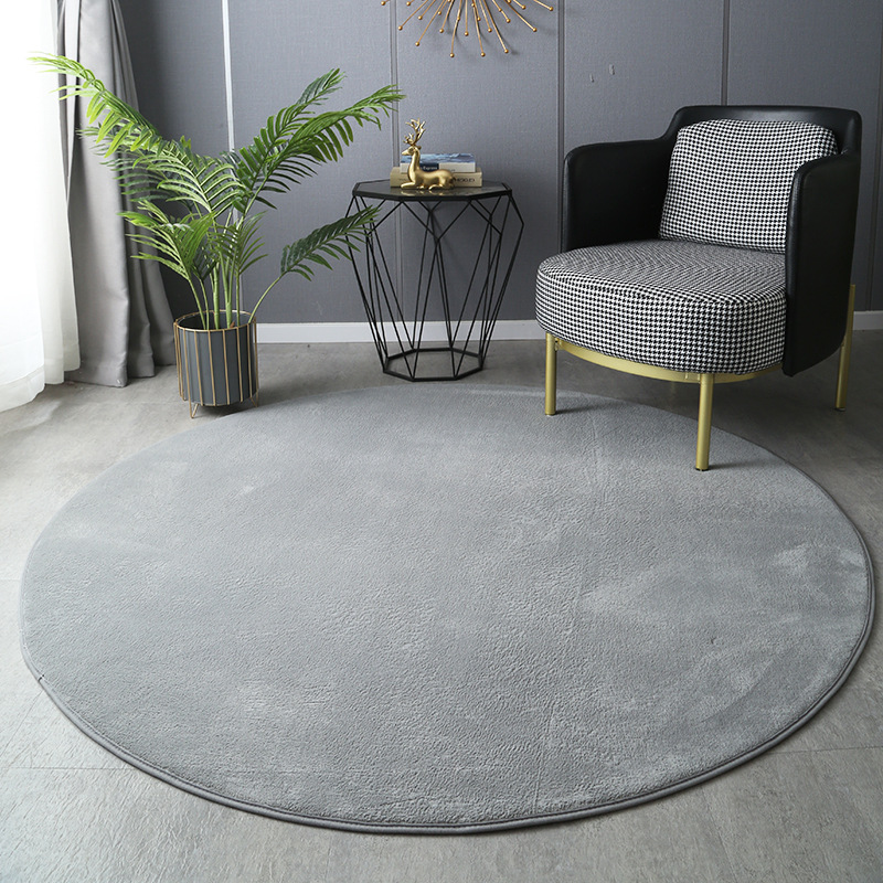 Round Thickened Coral Velvet C - Outdoor Daybed Furniture ulasan dan harga