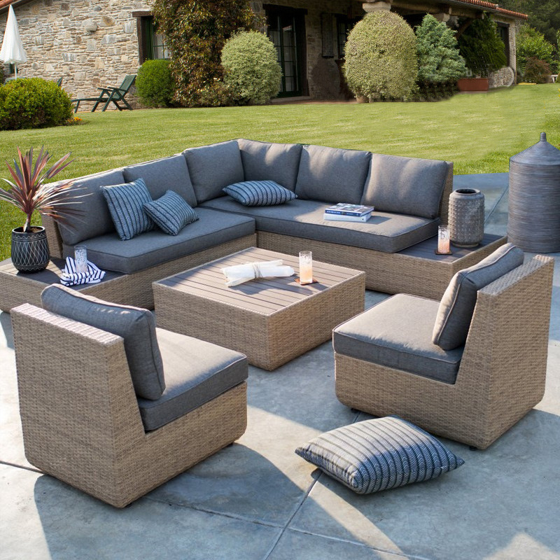 Outdoor Sofa Courtyard Rattan  - Outdoor Furniture Metal Chairs ulasan dan harga