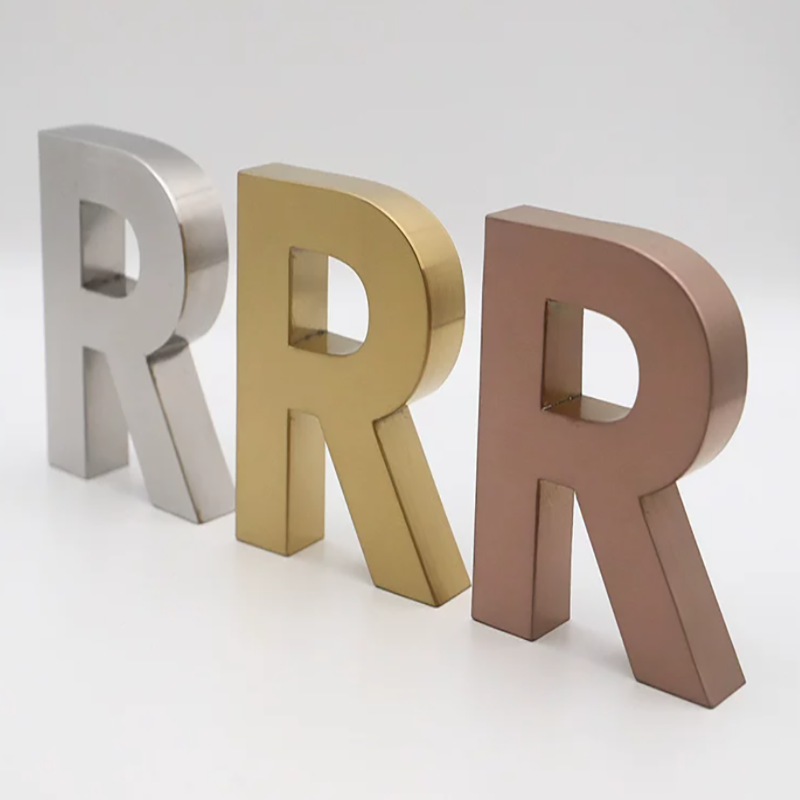 Custom 3D Metal Letter Sign Fo - Outdoor Furniture Metal ulasan dan harga